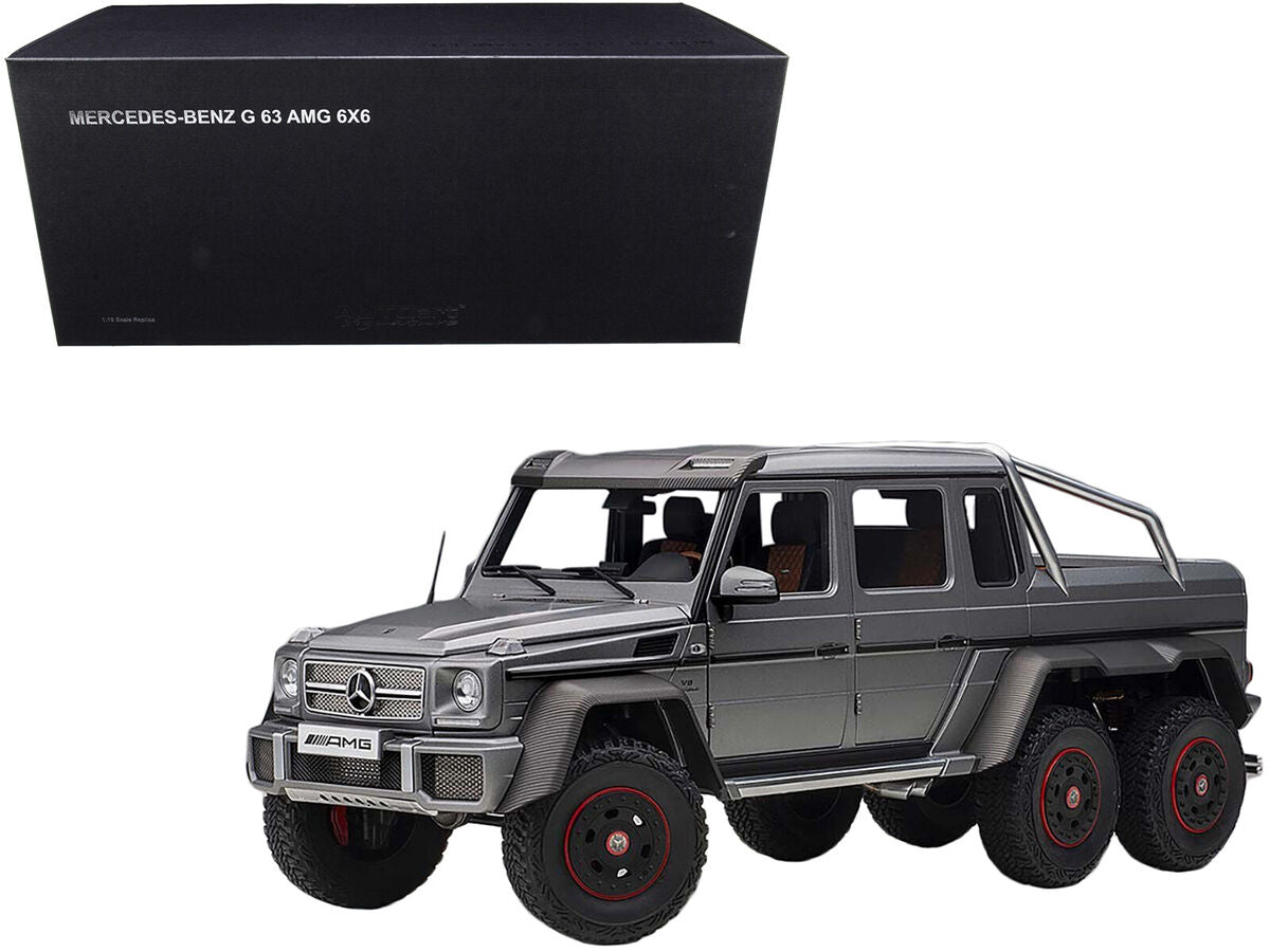 Mercedes-Benz G63 AMG 6X6 platinum magno - 1/18 Autoart