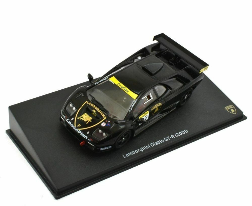 Lamborghini Diablo GT-R 2001 #22 cu vitrina plexiglass - 1/43 Altaya