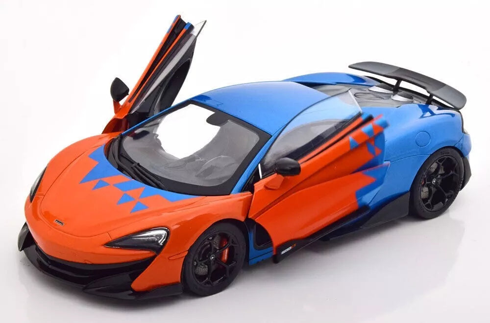 McLaren 600LT albastru/portocaliu - 1/18 Solido