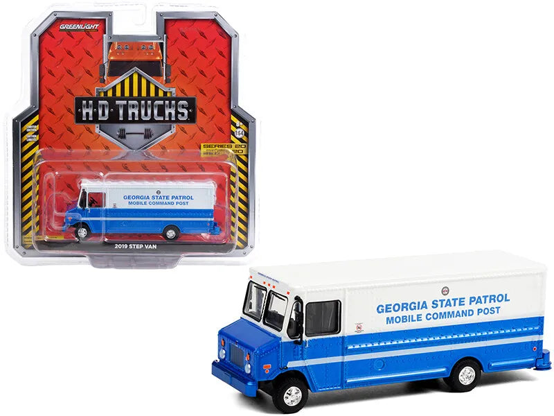 Camion 2019 Step Van Georgia State Patrol Mobile Command Post - 1/64 Greenlight