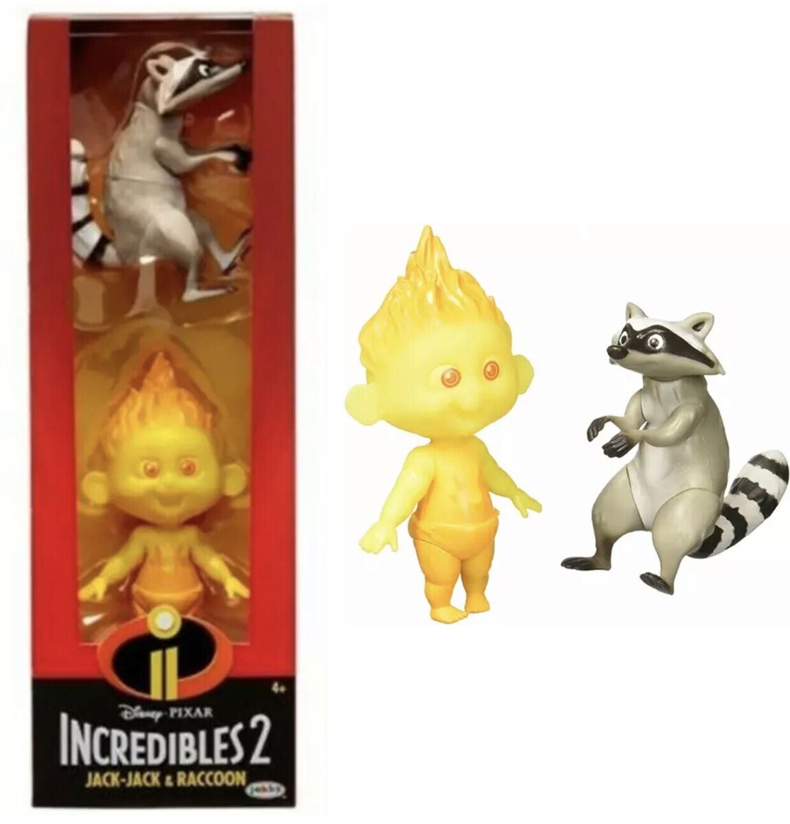 Set figurine cu articulații Disney Incredibles 2 - Jack-Jack si Ratonul