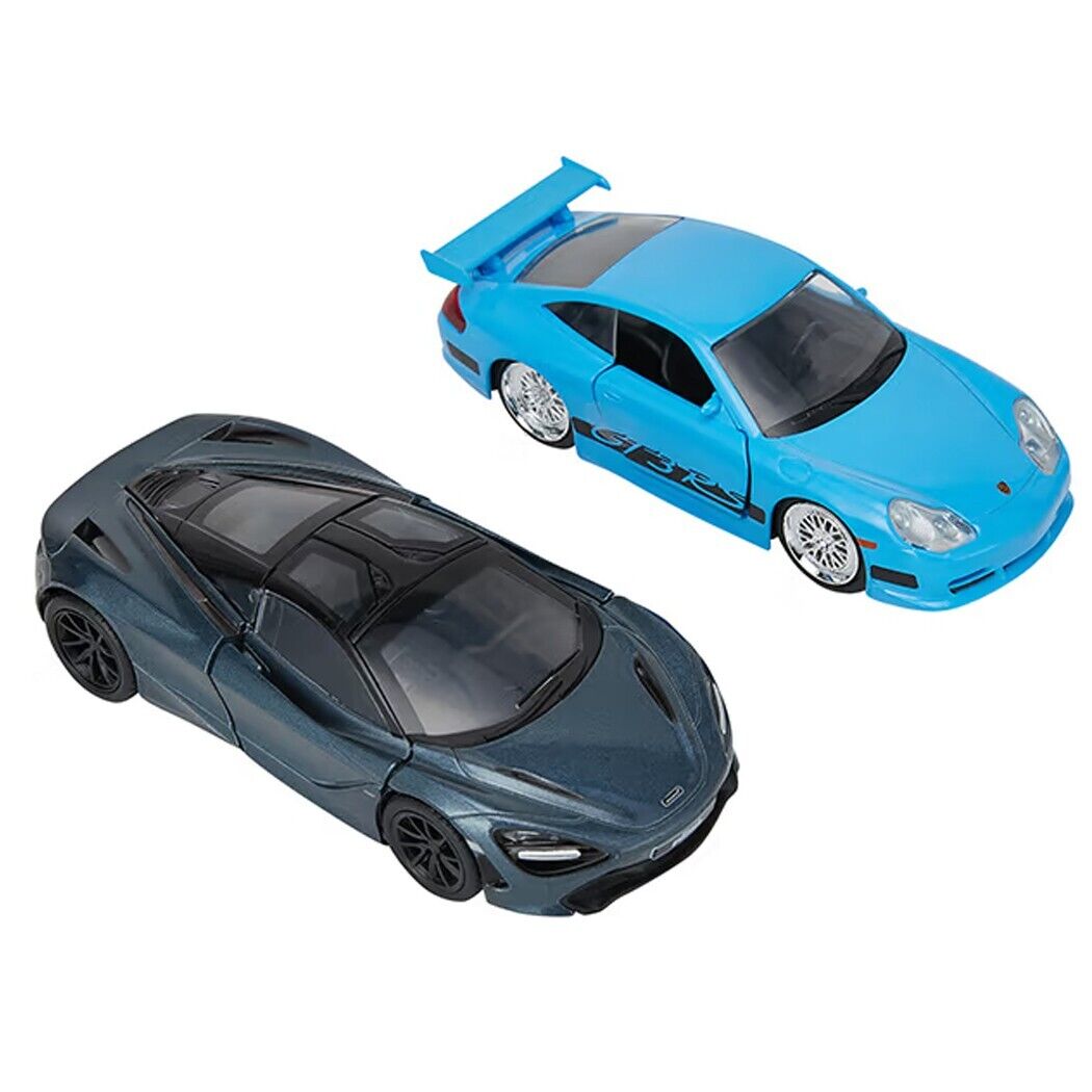 Set 2 machete Porsche 911 Gt3 Rs si McLaren 720s  Fast&Furious- 1/32 Jada