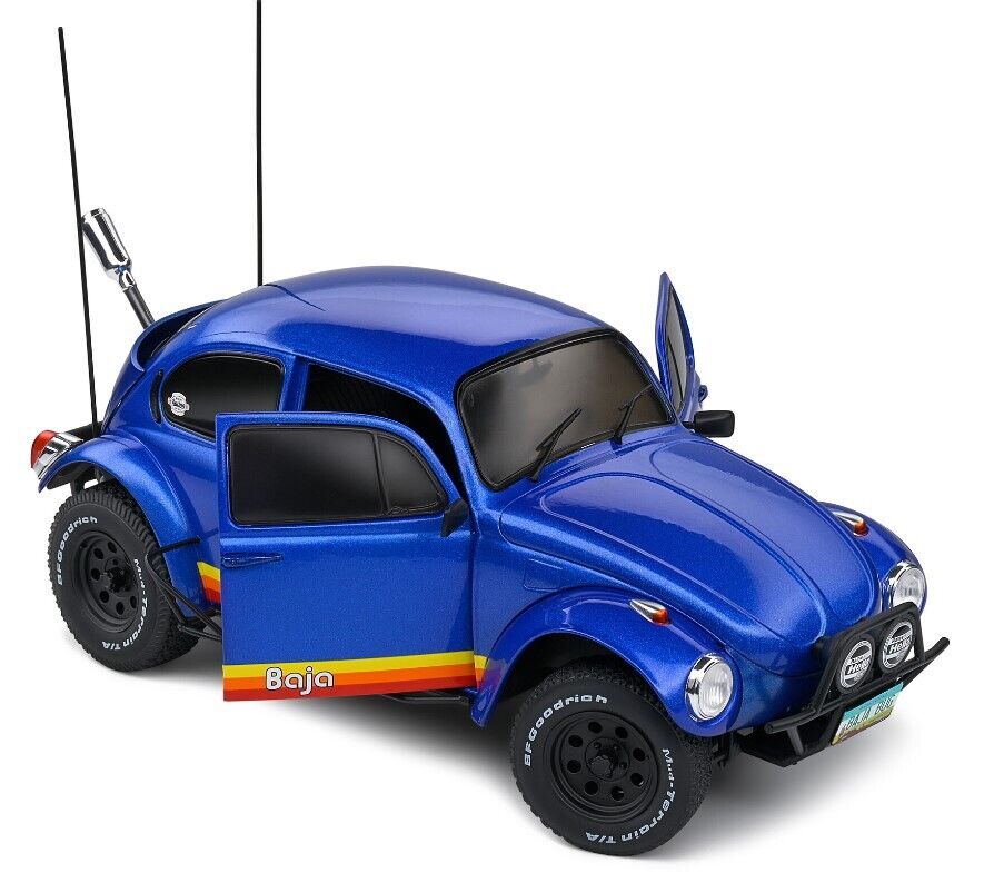 Volkswagen Beetle Baja blue 1975 -  1:18 Solido