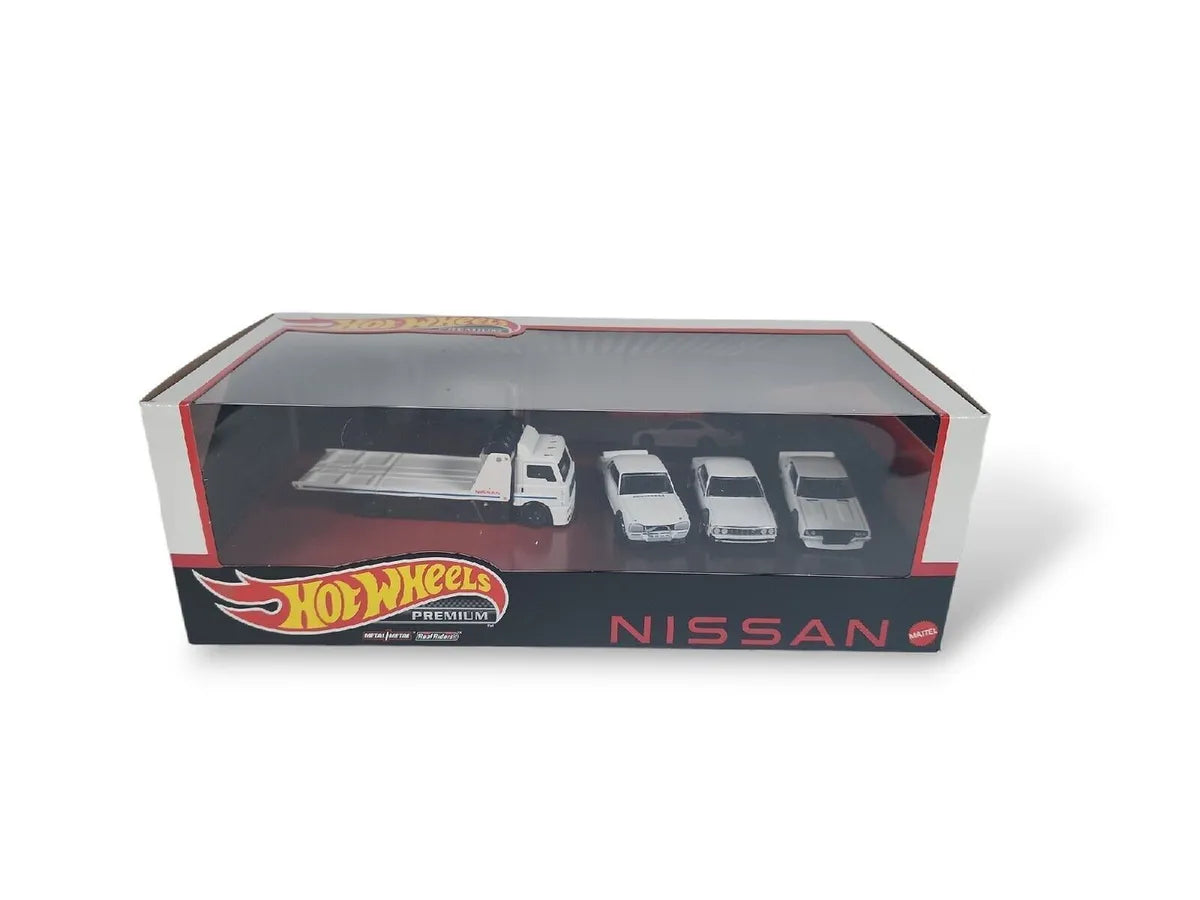 Set 4 masinute NISSAN  - 1/64 Hot Wheels Premium