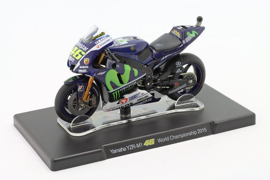 Motocicleta Yamaha YZR-M1 World Championship 2015 - 1/18 Altaya