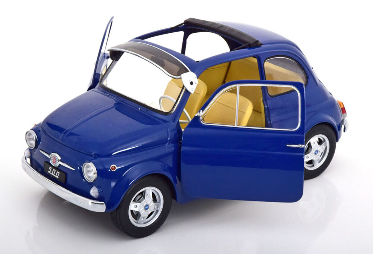 Fiat 500 F 1968 Custom albastru - 1/12 KK-Scale