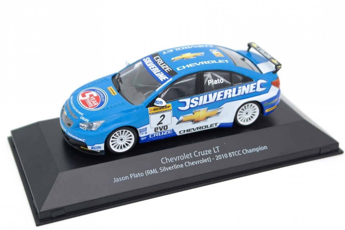 Chevrolet Cruze LT Jason Plato (RML Silverline Chevrolet) - 2010 BTCC Champion - 1/43 British Touring Car Champions