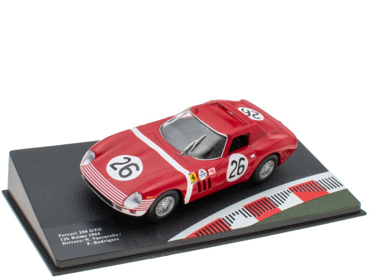 Ferrari 250 GTO 12h Reims 1964 #26 cu vitrina plexiglass - 1/43 Altaya