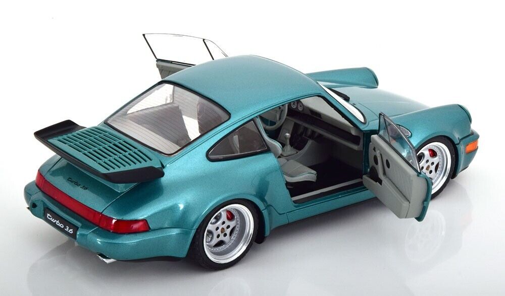 Porsche 964 Turbo wimbledon green 1991 - 1/18 Solido