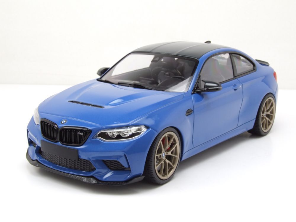 BMW M2 CS 2020 albastru metalic - 1/18 Minichamps