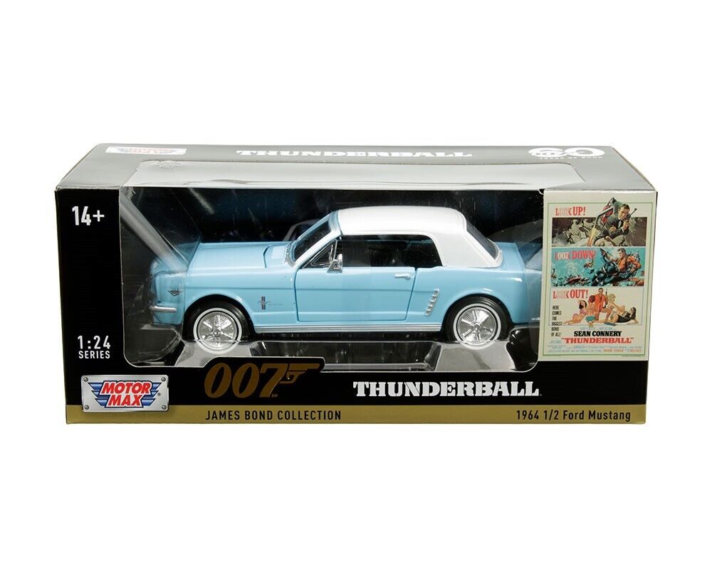 Ford Mustang 1964 James Bond 007 Thunderball  - 1/24 Motormax