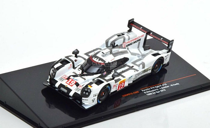 Porsche 919 Hybrid #19 1000km Spa 2015 cu vitrina plexiglass - 1/43 IxoModels