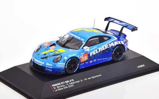 Porsche 911 Rsr #78 Le Mans 24h 2020 cu vitrina plexiglass - 1/43 IxoModels