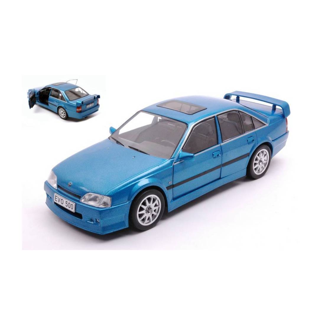 Opel Omega Evolution 500 albastru - 1/24 Whitebox