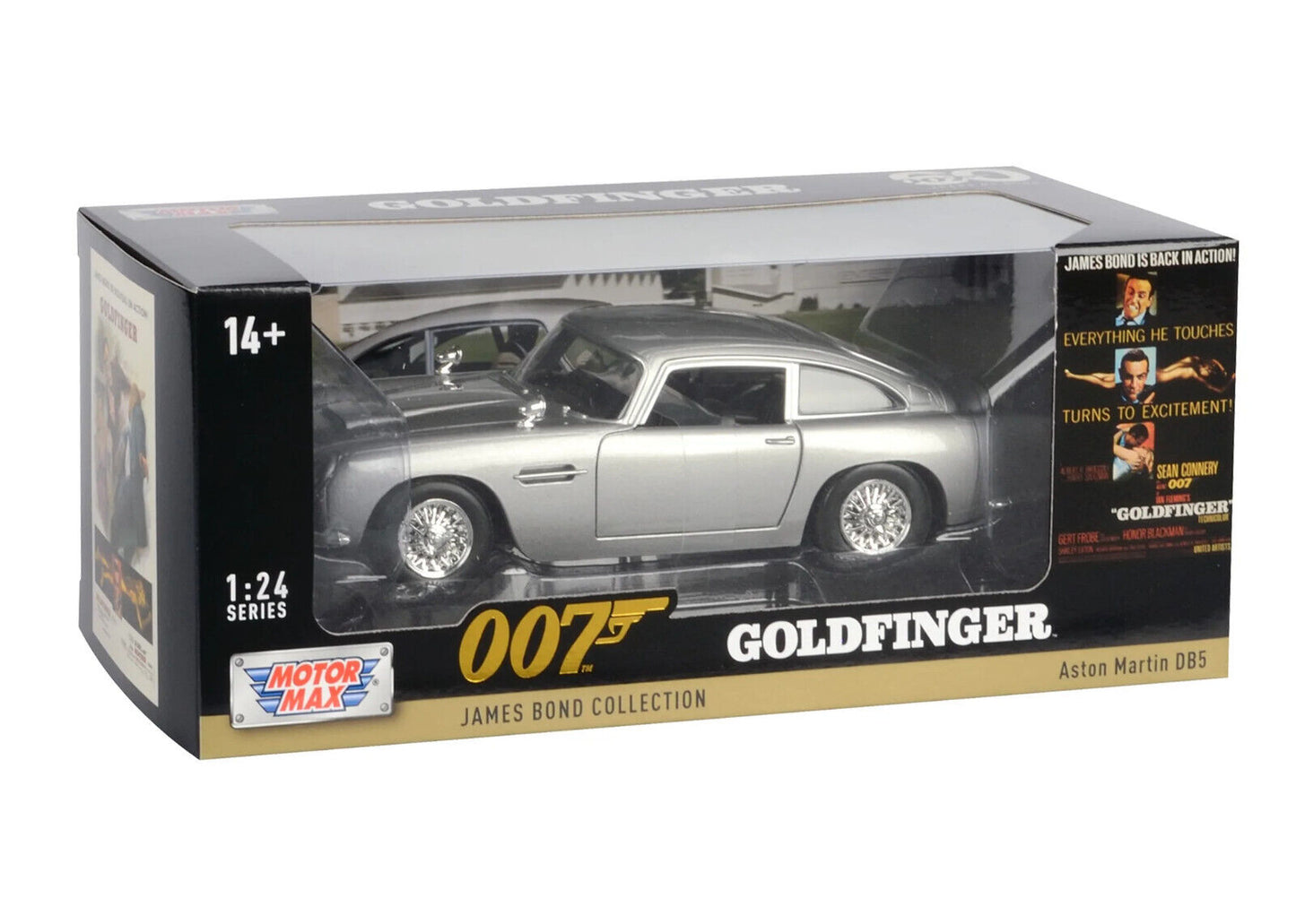 Aston Martin DB5 James Bond 007 "GOLDFINGER" - 1/24 Motormax