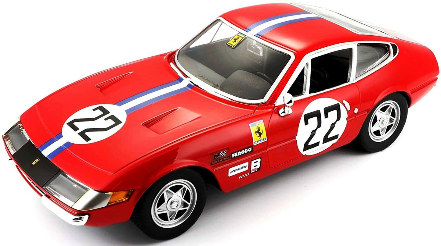 Ferrari 365 GTB4 Competizione 1971 cu vitrina plexiglass - 1/24 Bburago