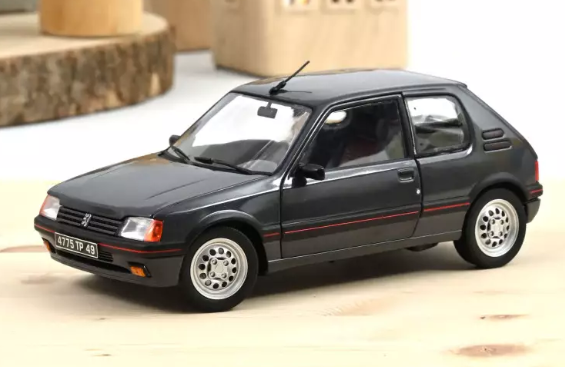 Peugeot 205 Gti 1.6 1988 Graphite Grey - 1/18 Norev