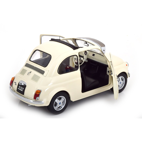 Fiat 500 F 1968 Custom crem - 1/12 KK-Scale