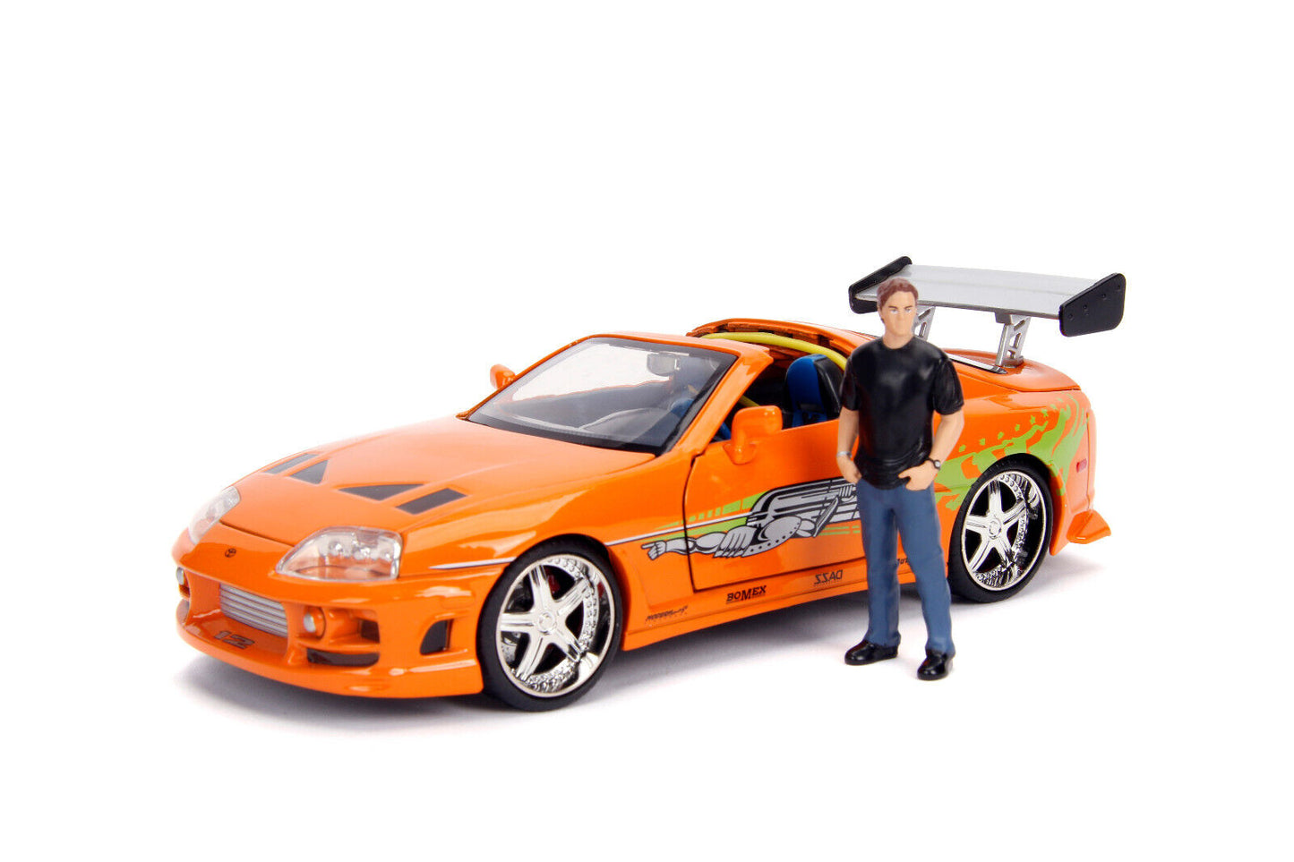 Toyota Supra cu figurina Brian - 1/24 Jada