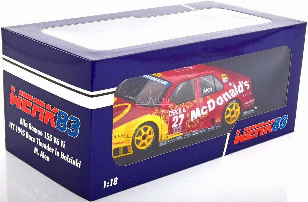 Alfa Romeo 155 DTM #27 M.Alen McDonald's - 1/18 Werk83