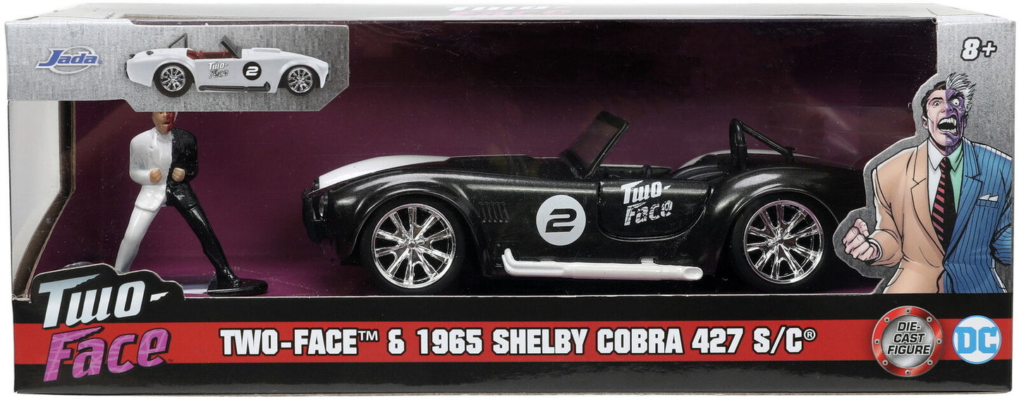 Shelby Cobra 427 S/C 1965 si figurina Two-face - 1/32 Jada