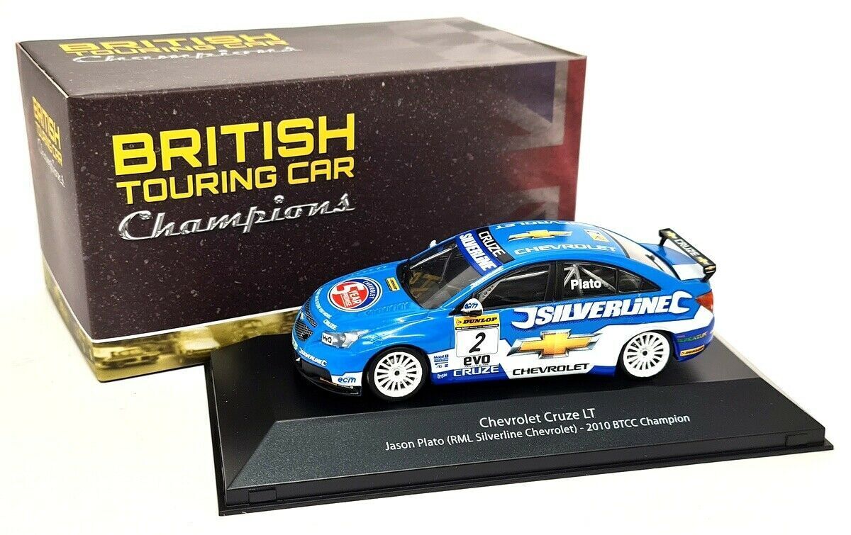 Chevrolet Cruze LT Jason Plato (RML Silverline Chevrolet) - 2010 BTCC Champion - 1/43 British Touring Car Champions