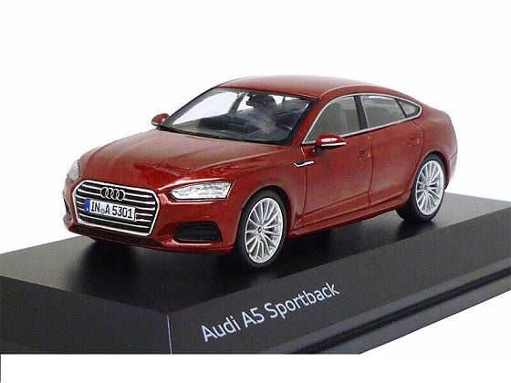 Audi A5 Sportback Matador Red cu vitrina plexiglass - 1/43 Spark