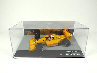 Formula 1 Lotus 100T Nelson Piquet Great Britain GP 1988 cu vitrina plexiglass - 1/43 Altaya