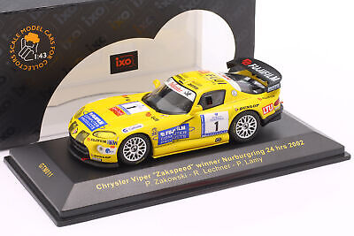 Chrysler Viper Zakspeed winner Nurburgring 24hrs 2002 cu vitrina plexiglass - 1/43 IxoModels