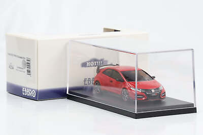 Honda Civic Type R Concept 2014 rosie cu vitrina plexiglass - 1/43 Ebbro