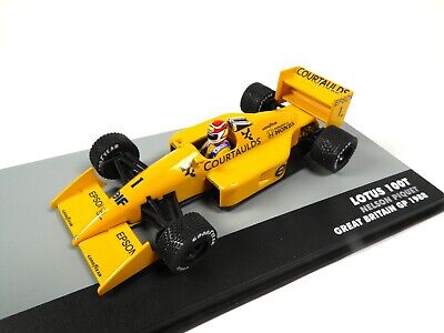 Formula 1 Lotus 100T Nelson Piquet Great Britain GP 1988 cu vitrina plexiglass - 1/43 Altaya