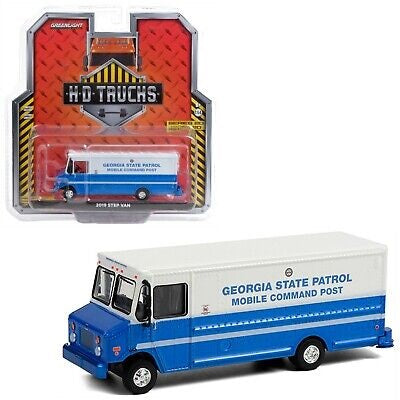 Camion 2019 Step Van Georgia State Patrol Mobile Command Post - 1/64 Greenlight