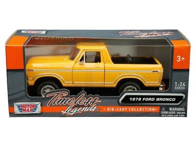 Ford Bronco 1978 galben - 1/24 Motormax