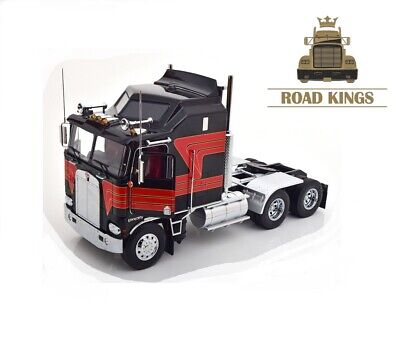 Camion Kenworth K100 Aerodyne 1976 negru/rosu - 1/18 Road Kings