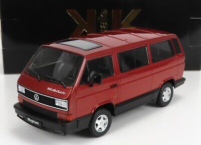 VW Bus T3 Multivan Magnum 1987 rosu- 1/18 KK-Scale