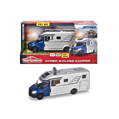 Macheta Mercedes Hymer B-Class Camper cu lumini si sunete ( metal ) - 1/43 Majorette