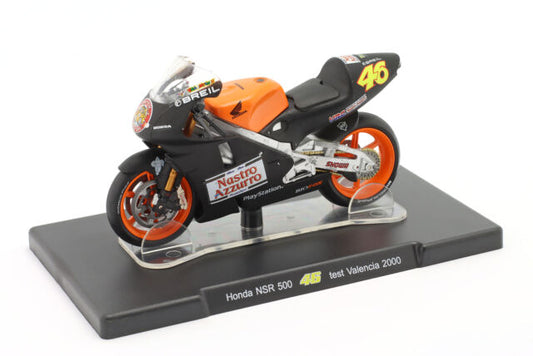 Motocicleta Honda NSR 500 test Valencia 2000 - 1/18 Altaya