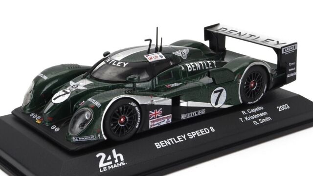 Bentley Speed 8 #7 2003 cu vitrina plexiglass - 1/43 Altaya