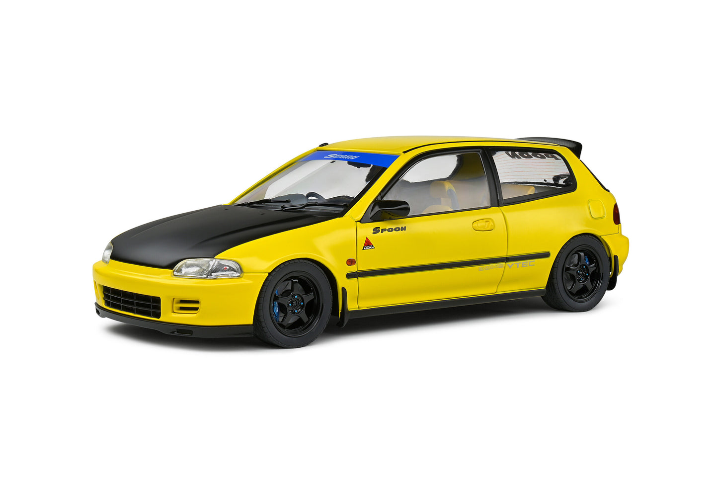 Honda Civic EG6 Spoon Version galben 1991 - 1/18 Solido