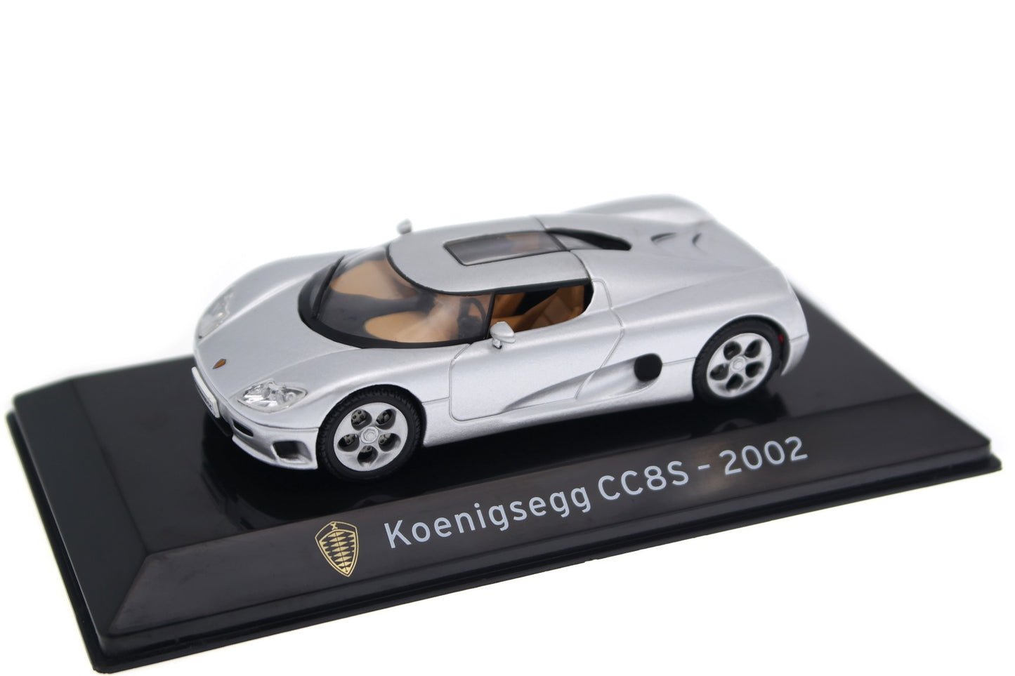 Koenigsegg CC8S 2002 cu vitrina plexiglass - 1/43 Altaya