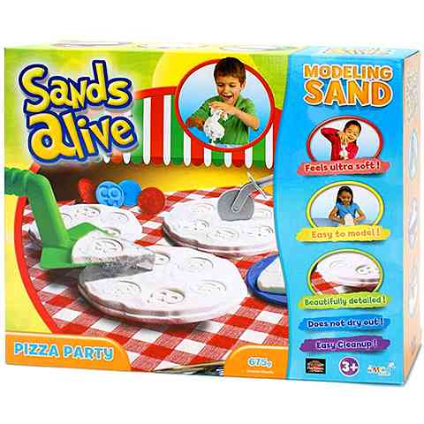 Nisip Kinectic Sands Alive- pizza party- 675g