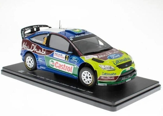 Ford Focus RS WRC '09 Hirvonen - Lehtinen Rally Poland 2009 - 1/24 Altaya