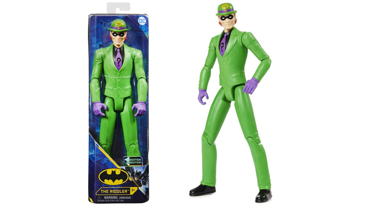 Figurina The Riddler 30cm - in costum verde