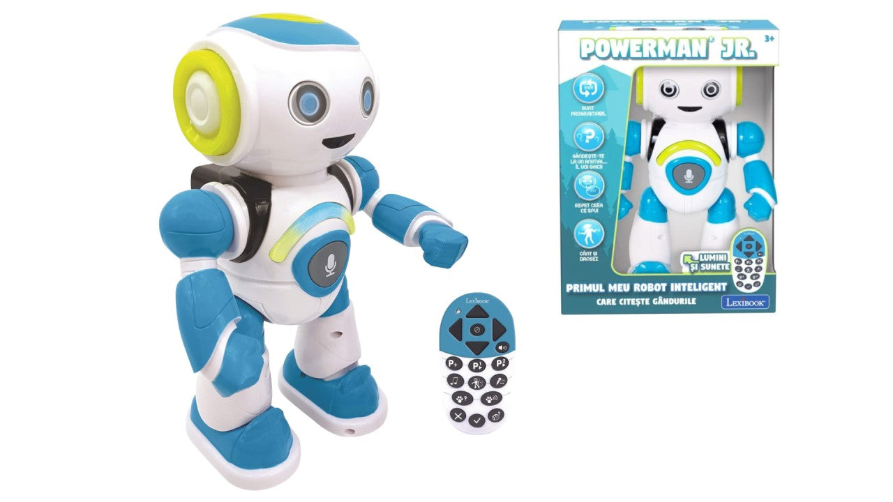 Jucarie Robotel cu Telecomanda Powerman Robot Jr Boy 25 cm