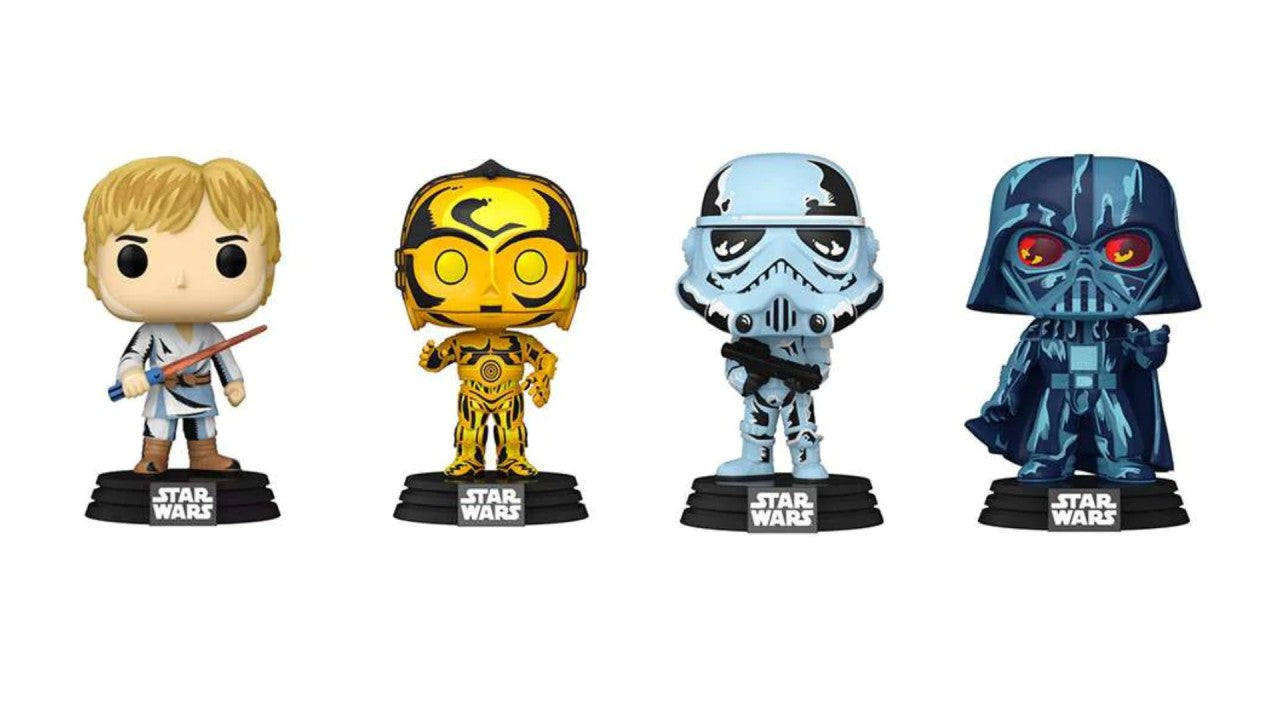 Set 4 figurine Star Wars Pop - Funko