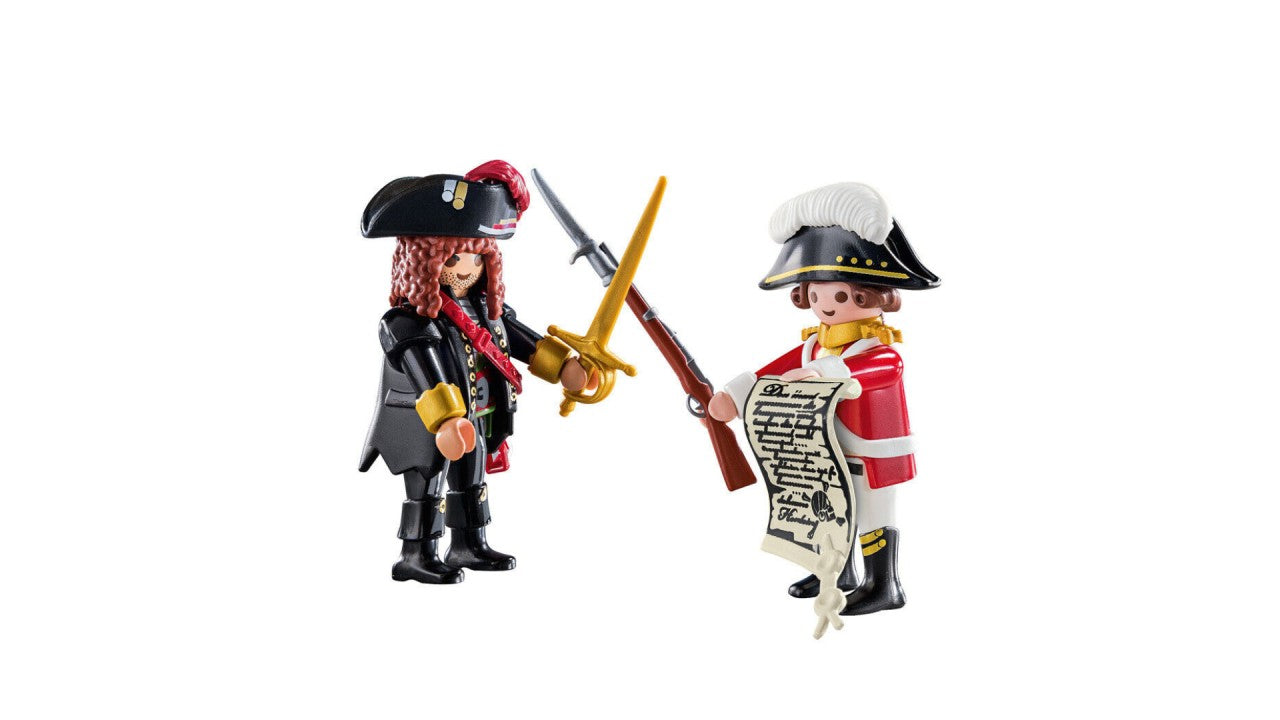 Playmobil Pirates 70273 - Pirat si soldat