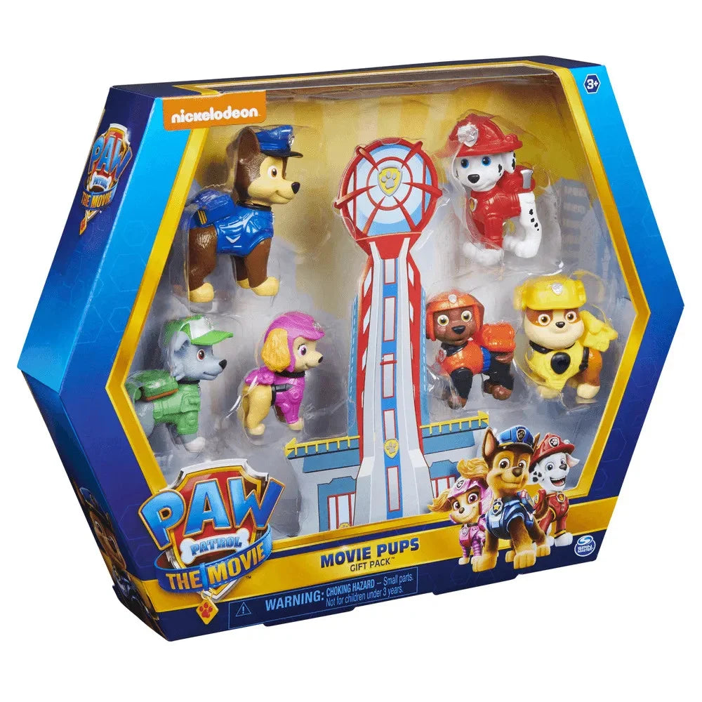 SET de joaca Paw Patrol 6 figurine - Movie Pups