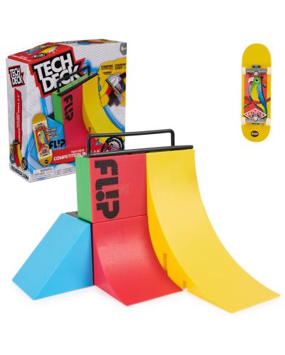 Set de skateboard-uri pentru degete Tech Deck - Competition Wall 2.00