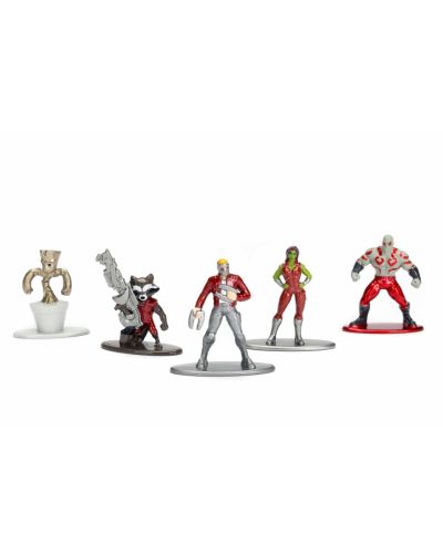 Set 5 figurine metal 4cm Gardienii Galaxiei - Jada