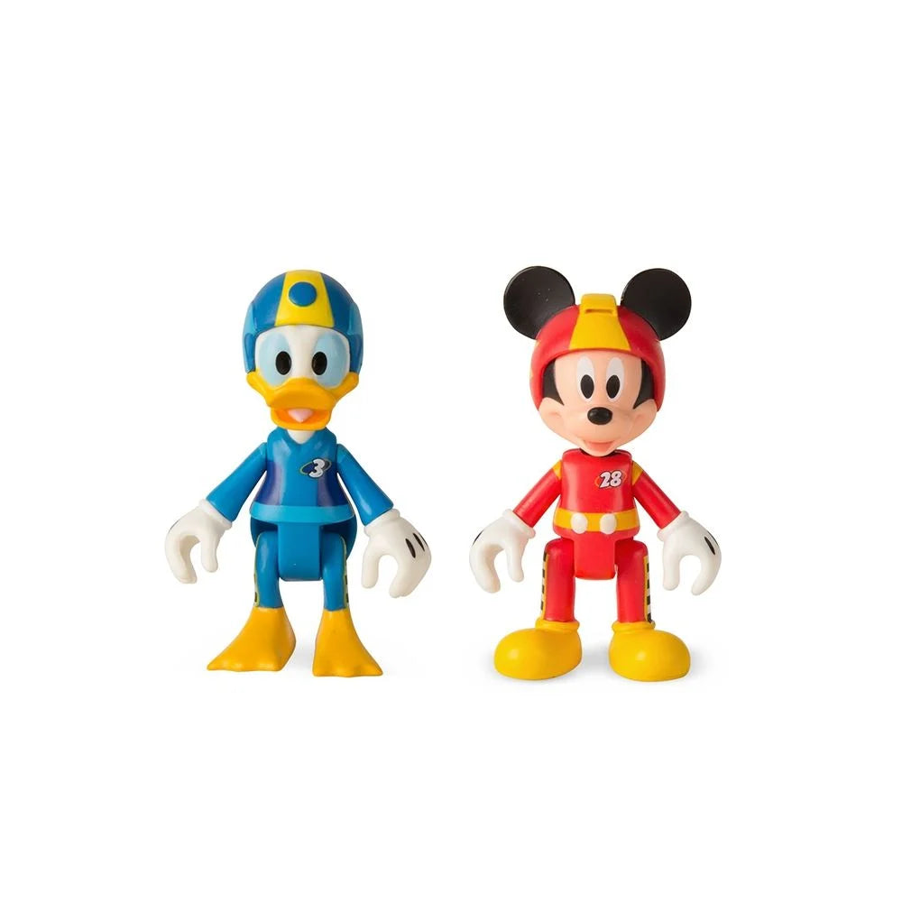 Set minifigurine MIckey si Donald pe podium